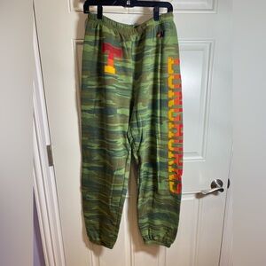 Aviator Nation Texas Longhorns Green Camouflage Joggers